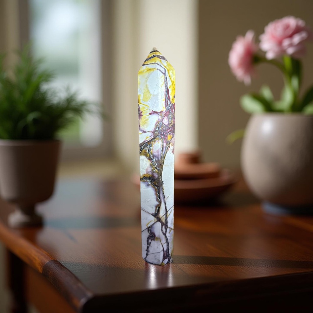 Huge Rare Mookaite Tower from Australia 15 inches tall